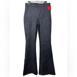 Nwt SPANX Faux Suede Flare Pants Women’s Sz XL Classic Navy -351